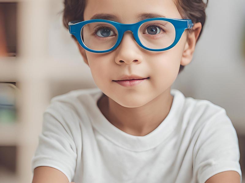 تطابق طراحی عینک کودک با چشم آن‌ها